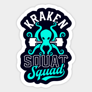 Kraken Squat Squad Sticker